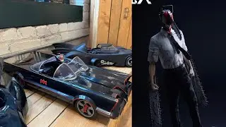 Представлены новые фигурки McFarlane Toys Batmobile 66 и Inart Chainsaw Man в масштабе 1/6