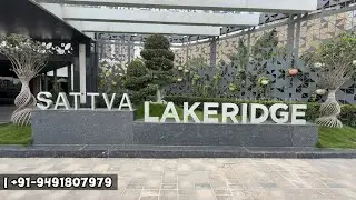 SATTVA LAKERIDGE MODEL FLAT NEOPOLIS KOKAPET HYDERABAD | 3BHK, 4BHK 5BHK FLATS FOR SALE IN HYDERABAD