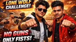 Gun Nahi 👊 Hi Kaafi Hai! | Free Fire Lone Wolf Only Fist Challenge