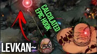 Levkan Pudge Legend Insane Skills Calculated Hooks - Dota 2