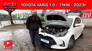 MONTAŻ LPG TOYOTA YARIS 1.0 71KM FLOTOWA NOWA 2023R NA GAZ BRC W ENERGY GAZ POLSKA