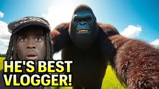 Kai Cenat Reacts to FUNNY Bigfoot Vlog | Try Not To Laugh Challenge 🤣