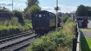 34092 City of wells approaching Heywood station