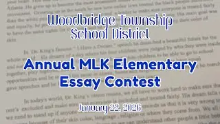 Woodbridge School District's Annual MLK Elementary Essay Contest | January 22, 2026