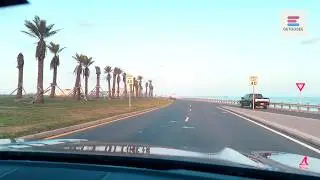 Galveston Island Tour: 4K Drive thru Causeway, Shopping District, Painted Homes & Pleasure Pier ASMR