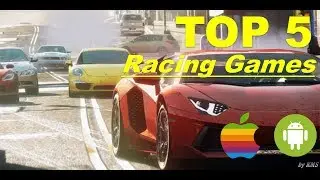 🏎️ TOP 5 RACING GAMES 2017 | Best Looking Realistic Graphics [ANDROID & iOS] Gamma Tv