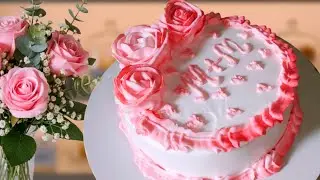 খুব সহজেই ভ্যানিলা কেক ডেকোরেশন টিপস | Vanilla Cake Decoration Tutorial for Beginners
