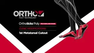 Orthoticks Poly:: Customisations - 1st Metatarsal Cutout