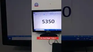 ⚡ Ms word magic Tricks ⚡ Ms Word me symbol kaise banaye ⚡ #msword #shorts #shortvideo