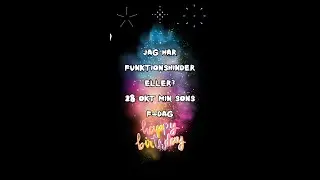 Jag har funktionshinder eller? 28 okt Min sons f-dag.