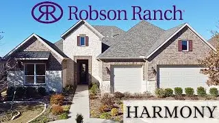 BEST Active Adult Community In Dallas! Harmony Model Home Tour In  Robson Ranch Texas