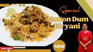 Food Nest Telugu | 😋Tasty MUTTON Dum Biryani | సూపర్ టేస్టీ మటన్ డమ్ బిర్యాని |👌Biryani at home