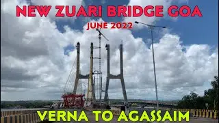 New Zuari Bridge Goa June 2022 #goa #travel #agassaim