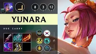 Yunara Carry vs Zeri - KR Challenger Patch 25.19