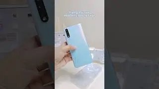 ☄️ trying my new aesthetic phone case on my vivo phone