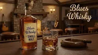 Whiskey Blues Bar 🥃 Slow Night Blues & Smoky Guitar Mood