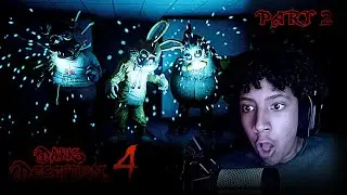 Why Am I Being Chased By Knockoff FNAF Animatronics?!? (Dark Deception Chapter 4) Part 2