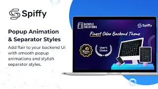 Spiffy Odoo Backend Theme &ndash; Popup Animation & Separator Styles