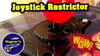 3D Printed Joystick Adapter 8-way to 4/2 way Restrictor Gate (snap on)
