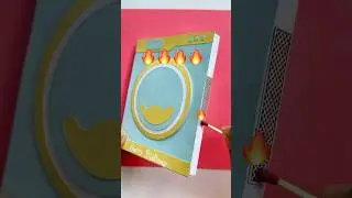 Viral Fire Card / burning card ideas 🔥/Birthday card / Mother&rsquo;s Day / Giftcard _shorts diy _origami