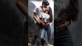 Create a 3D ai generated couple pose in nature image | Microsoft Bing ai photo | couple photo #viral