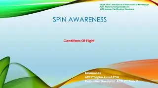 Private Pilot License Spin Awareness