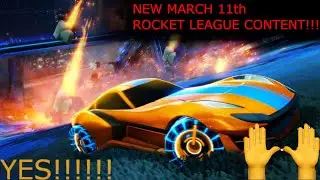ROCKET LEAGUE March Content UPDATE! (METEORS COMING TO ROCKET LEAGUE!?!?!?!?!?)