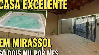 Casa para Alugar em Mirassol SP | 3 Quartos Grandes, Jacuzzi, 3 Vagas Cobertas | Seguro Fiança Fácil