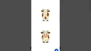 Cute Cow Cartoon Character Design #shorts #characterdesign #ytshorts #shortsfeed #cute