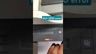 HP LASERJET mfp 138fnw #U1-2320 error | Fuser faulty #likeandsubscribe
