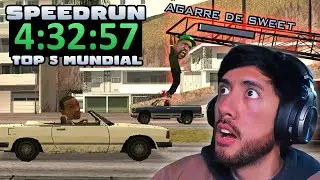 Hice un speedrun sin leer el chat Y FUE RECORD 😲 4h 32m 57s GTA San Andreas NMG