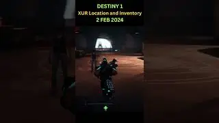 Destiny 1 XUR Location 2 Feb 2024 #shorts #shortsfeed #gaming #xur #xurlocation #destiny1
