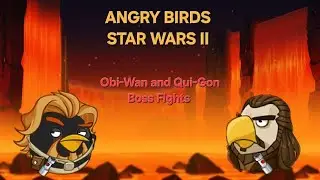 Angry Birds Star Wars II Obi-Wan and Qui-Gon Boss Fights. All attempts no cuts