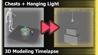Hidden Loot | Maya 3D Hard Surface Modeling Timelapse