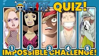 ONE PIECE QUIZ! 🔥👒 Kannst du alle CHARAKTERE Erraten? (Sehr Schwer)