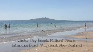 Castor Bay Beach, Milford Beach, Takapuna Beach/Auckland, New Zealand