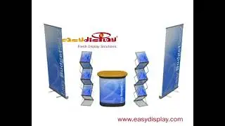 Easy Budget Set-2, trade show booth, event banner stands, exhibition booth, Rollups, promotion combo