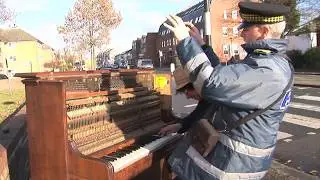 Having Fun with An Abandoned Street Piano (Dr K and Terry Miles)