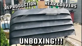 Unboxing 1970 - 71 Ford Torino Reproduction Rear Louvers From Beercan Boards!