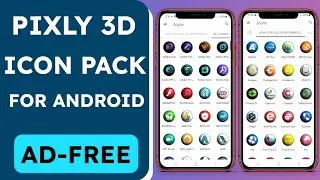 Best Free Paid Pixly 3D Icon Pack App for Android