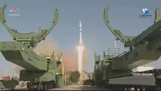 Launch of the Russian Soyuz-MS14 (unmanned) test flight to the ISS Aug. 22, 2019