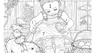Color with me Farmyard Friends Zen Color App #mindfulness #art #drawing #calm