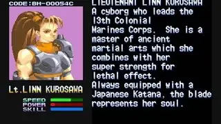 Alien vs. Predator (Arcade) - Lt. Linn Kurosawa