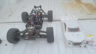 Arrma's Infamous M2c Castle 8s Talion on 6s Quick gps run! Part 1 upgrade series!!