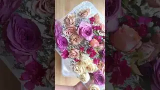 The best way to dry flowers 🌹 #silica #asmr #diy #flowers #driedflowers #resin #art #artist #crafts