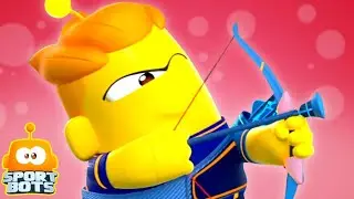 Archery Training Sportbots Cartoon & Funny Videos for Babies