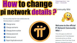 how to change pi username | how to change pi phone number