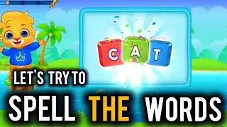 Basic spelling for kids 💥 spelling tricks easy memorable tricks for kids #englishlearning #spelling 
