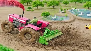 Top diy Most Creative Scientific Idea | DIY Tractor Plough Machine Science project @KeepVilla