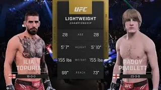 ilia Topuria VS Paddy Pimblett UFC 321 (FULL FIGHT)